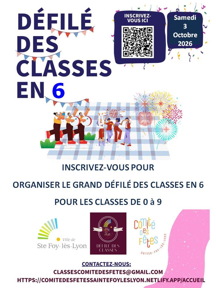 Défilé des classes en 6